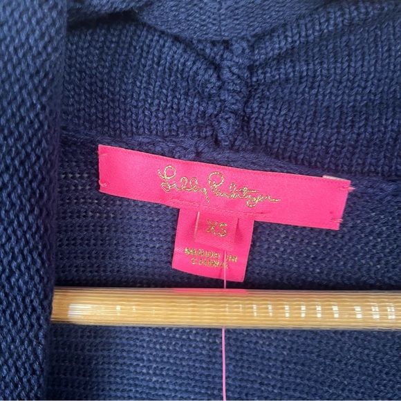 NEW Lilly Pulitzer Tatum Cardigan - True Navy size XS - Picture 4 of 9